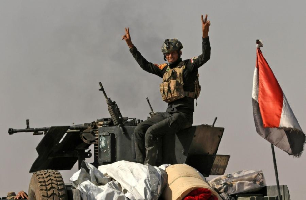 Mosulia valtaamassa on yhteensä yli 30 000 taistelijaa. LEHTIKUVA/AFP