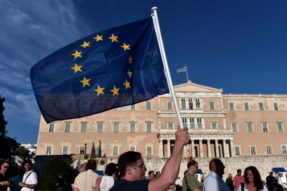 Kreikan lainaohjelmaa puidaan jälleen euroryhmässä. LEHTIKUVA/AFP