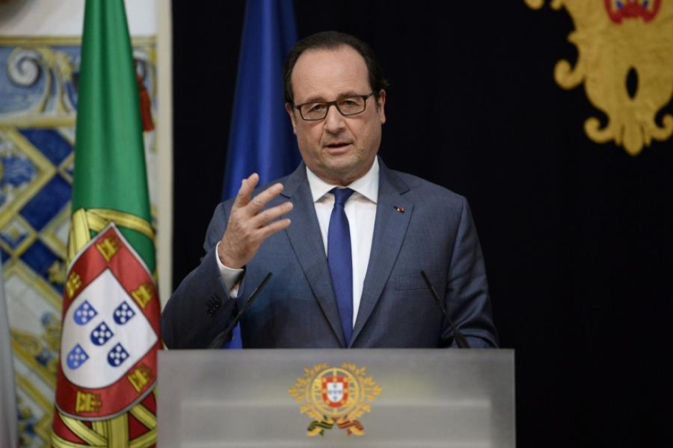 Ranskan presidentti Francois Hollande ilmaisi huolensa Lähi-idän hauraasta tilanteesta ja kärjistyvästä väkivallasta. LEHTIKUVA/AFP