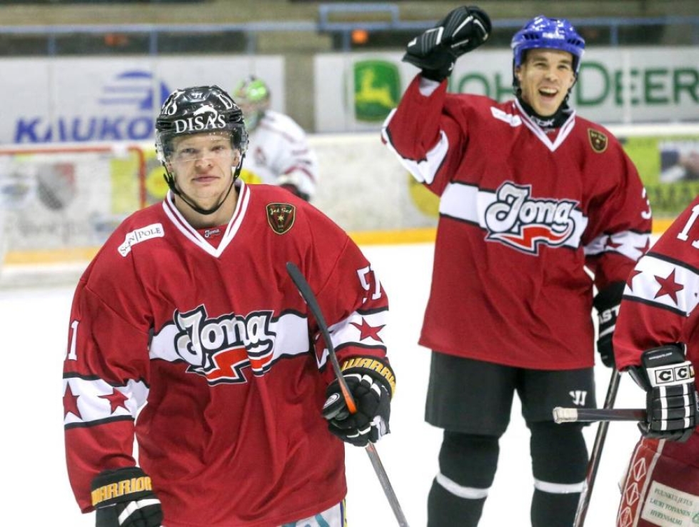 Viime vuonna JoMan joukkuetta oli vahvistamassa nykyisin KHL:ssä pelaava Miro Aaltonen.