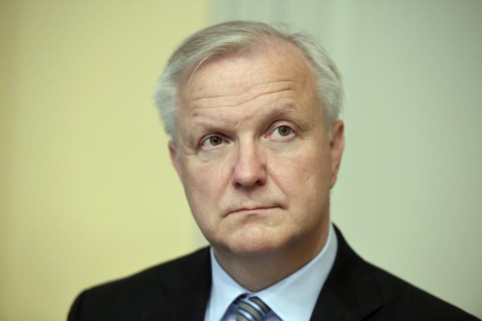 Ministeri Rehn (kesk.) sanoo, että Tekesin ja IBM:n välinen sopimus vahvistaa Suomen asemaa terveysalan osaamisen kärkimaana. LEHTIKUVA / VESA MOILANEN