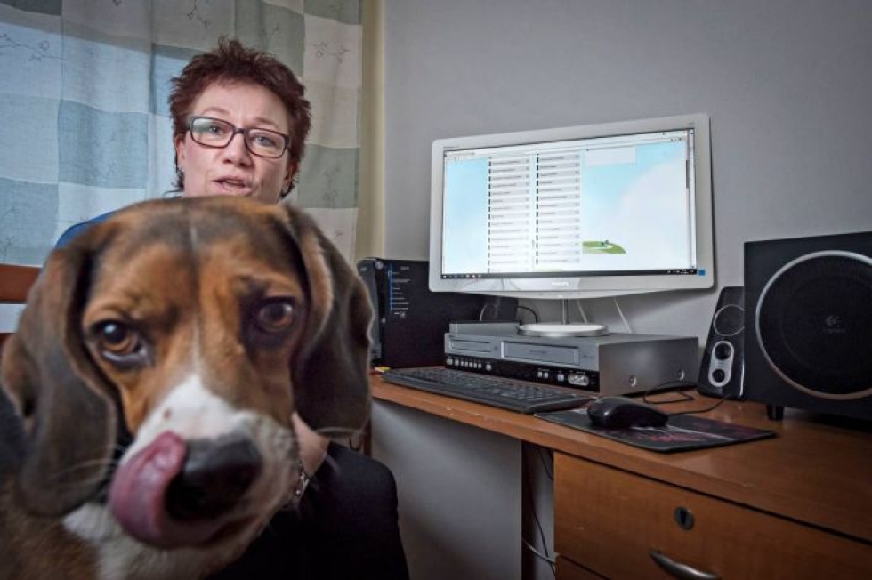 Vantaalainen Sirpa Kettunen laihtui internetohjelman ja koiransa Viken avulla.