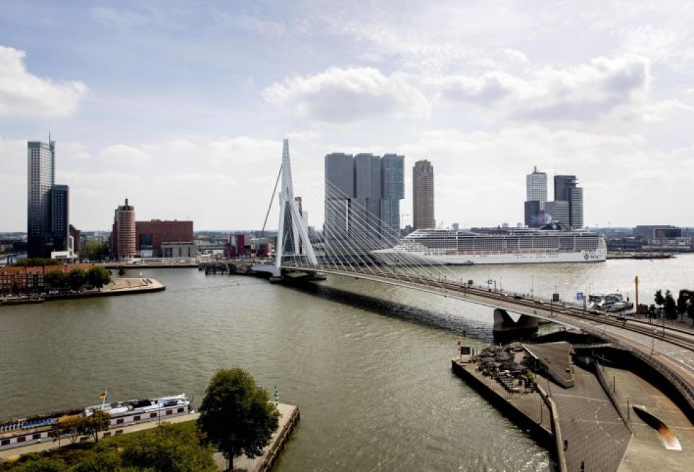 Euroviisut järjestetään toukokuussa Rotterdamissa. Lehtikuva/AFP