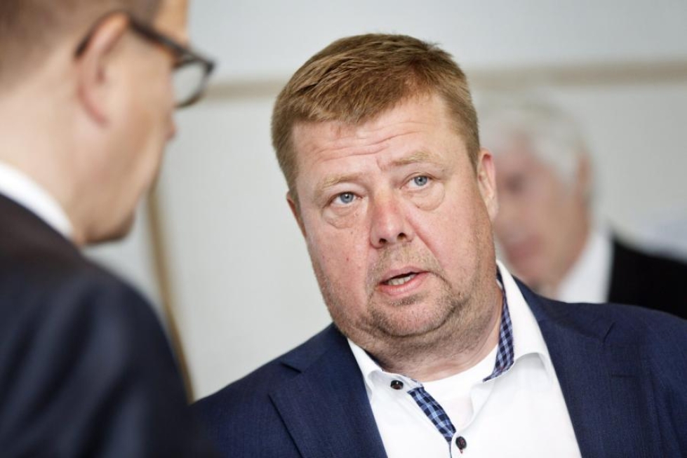 Epäillyt, muun muassa toimitusjohtaja Pekka Perä, ovat kiistäneet syyllistyneensä rikoksiin. Lehtikuva / Roni Rekomaa.