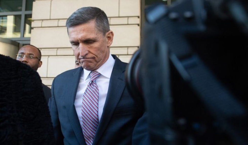 Flynnin on todettu valehdelleen liittovaltion poliisille FBI:lle Venäjä-yhteyksistään Trumpin vaalikampanjan aikana. Lehtikuva/AFP