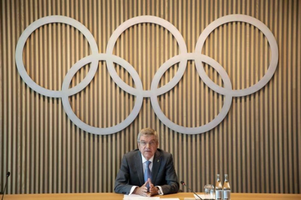 Kansainvälisellä olympiakomitealla on monia hahmotelmia Tokion olympialaisten järjestämisen suhteen, Thomas Bach kertoo. LEHTIKUVA/AFP