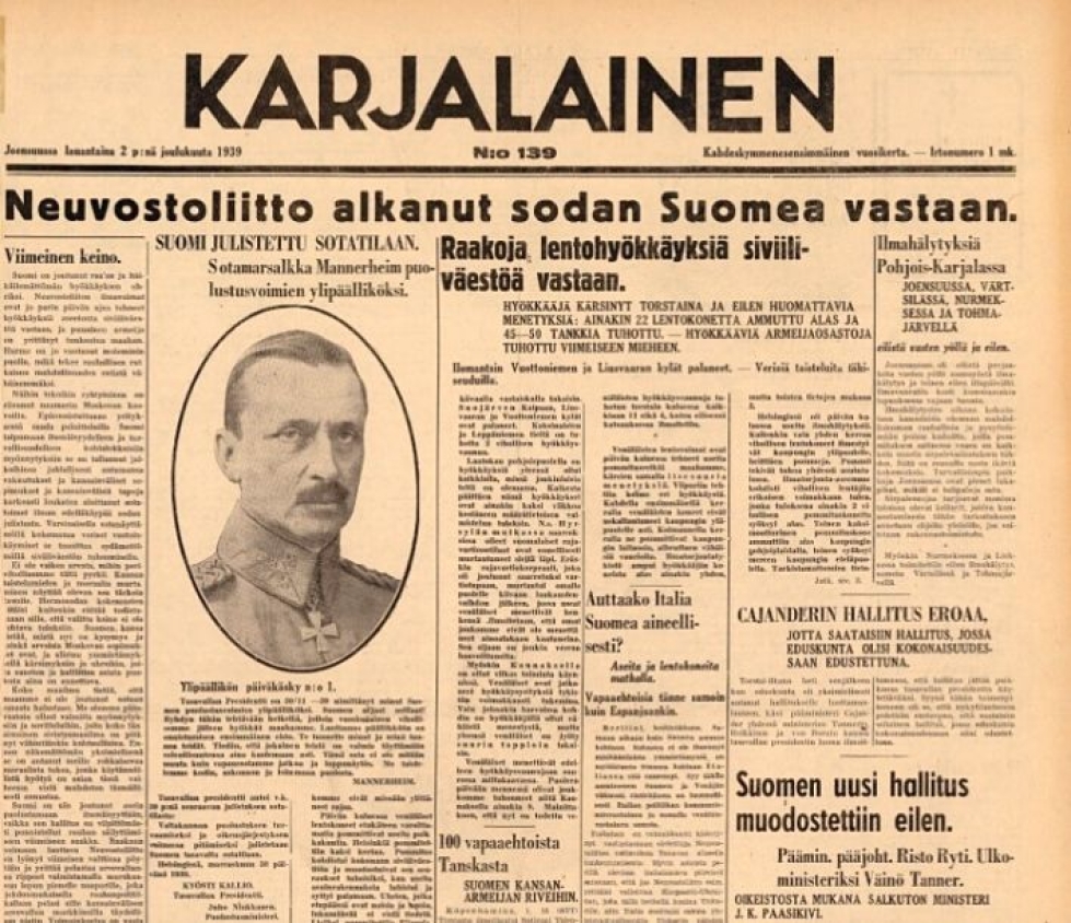 Karjalainen 2.12.1939
