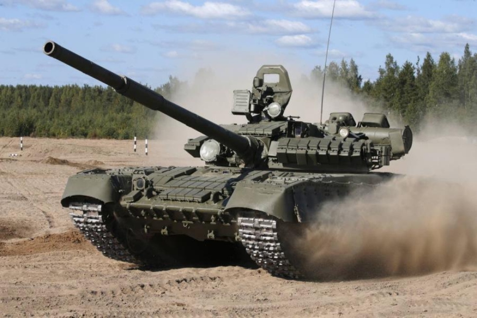 Venäjällä on arvioiden mukaan runsaat 3 000 T-80-panssarivaunua.