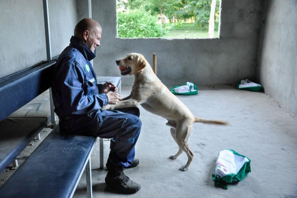 Toni Lahtisen ja Rokka-koiran luotsaama Team Rokka palkittiin vuoden eläinsuojelutekona.