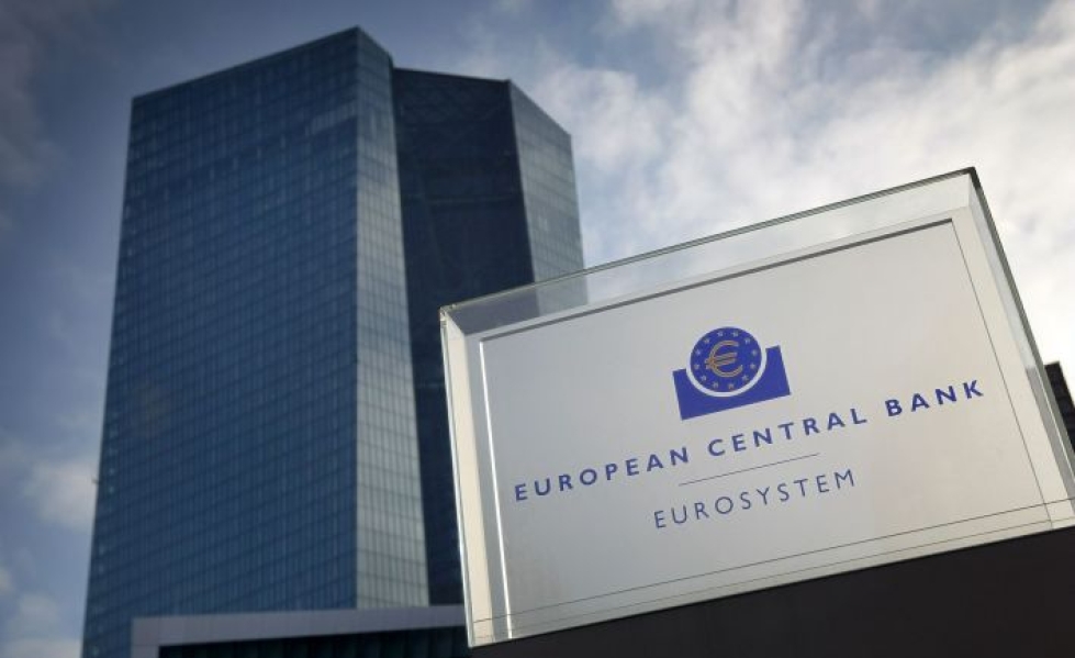 Euroopan keskuspankin pääkonttori Frankfurtissa Saksassa. LEHTIKUVA/AFP