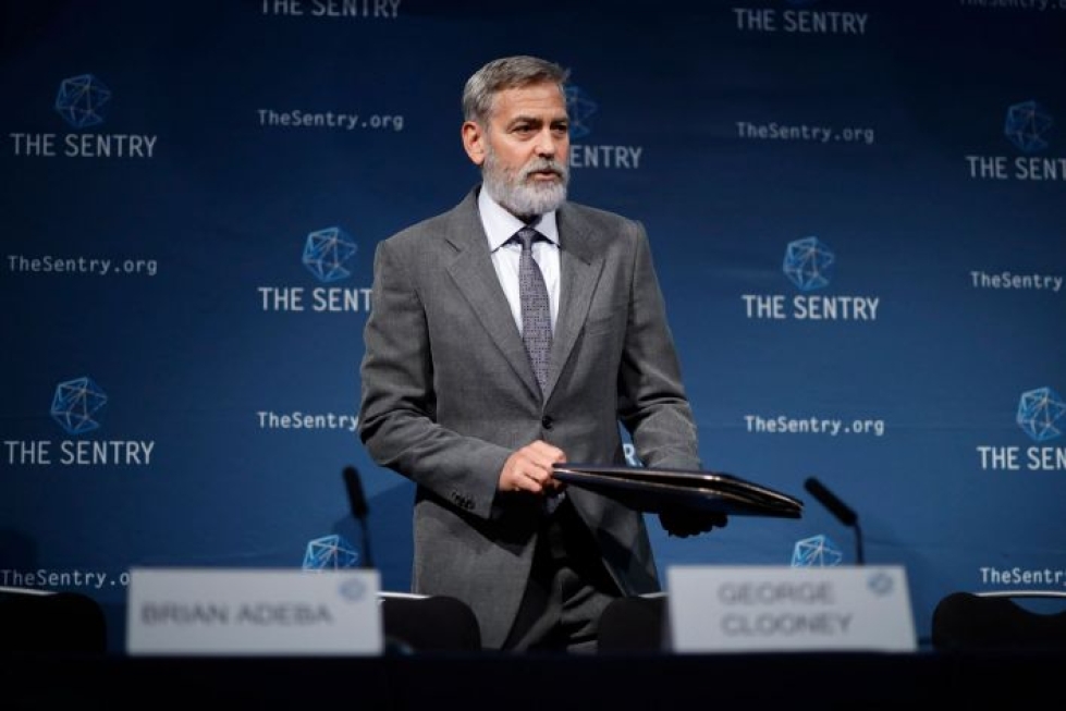 George Clooney on kerännyt näyttelijänuransa ohella mainetta myös ihmisoikeusaktivistina. Lehtikuva/AFP