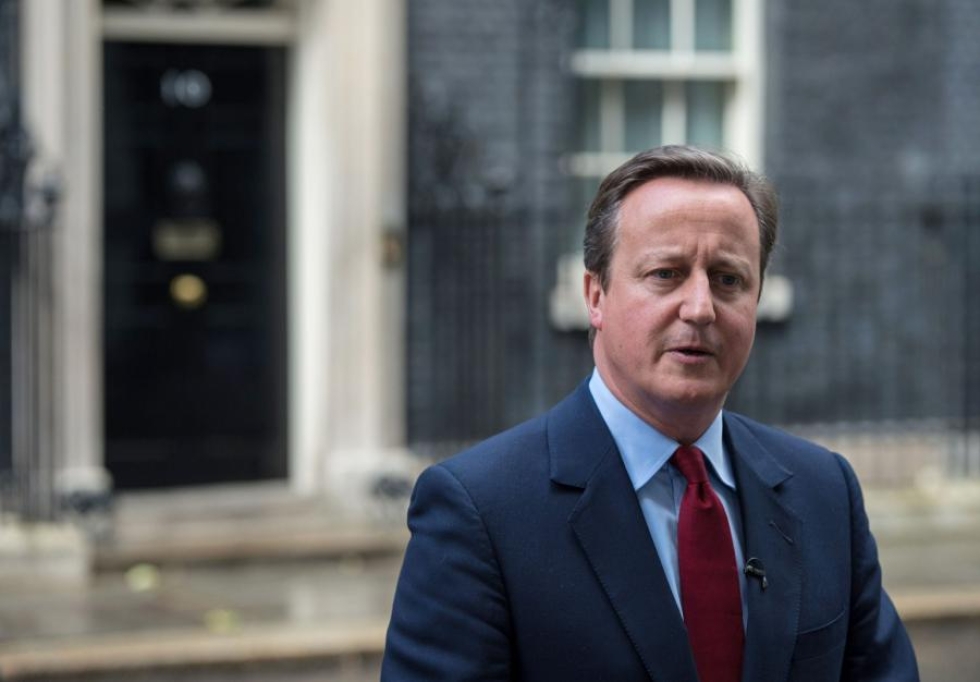 Britannian entinen pääministeri David Cameron aloitti pääministerikaudellaan ilmaiskuoperaation Libyassa. LEHTIKUVA/AFP