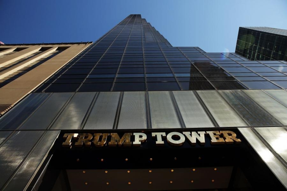 Trump Tower -pilvenpiirtäjä sijaitsee Manhattanilla. LEHTIKUVA/AFP