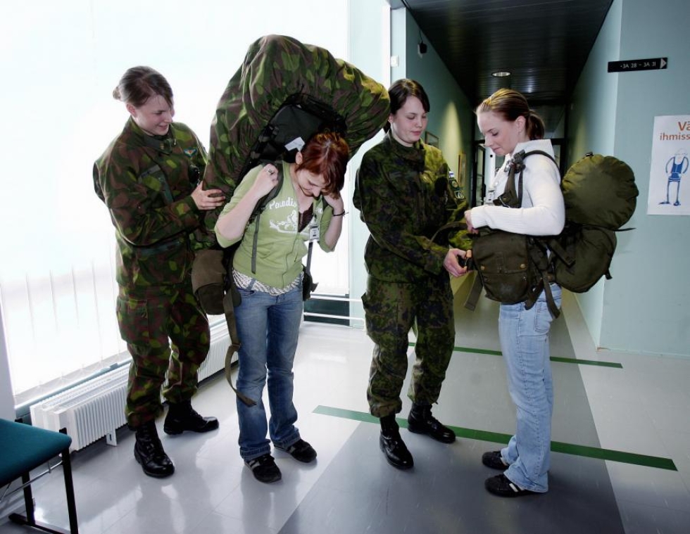 Pohjois-Karjalan prikaatissa on viime vuosina ollut naisia jokaisessa saapumiserässä.