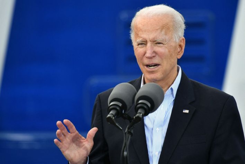 Tuore isku oli ensimmäinen Yhdysvaltojen Iranin tukemiin joukkoihin kohdistama sotatoimi Joe Bidenin virkakaudella. LEHTIKUVA / AFP
