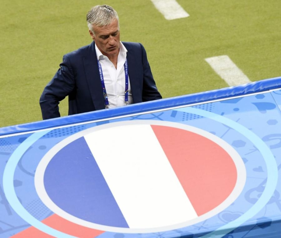 Ranskaa valmentaa Didier Deschamps. LEHTIKUVA / AFP