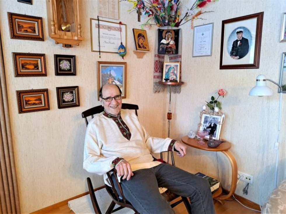 Paavo Harakalle on karjalan kielen lisäksi todella tärkeä myös ortodoksinen uskonto. Se on ollut hänen tukipilarinsa koko elämän.