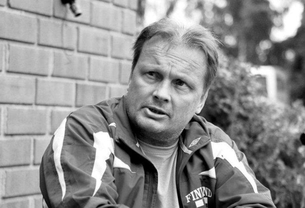 Arto Raekorpi toimi aktiiviuransa jälkeen valmentajana. Kuva vuodelta 2008.