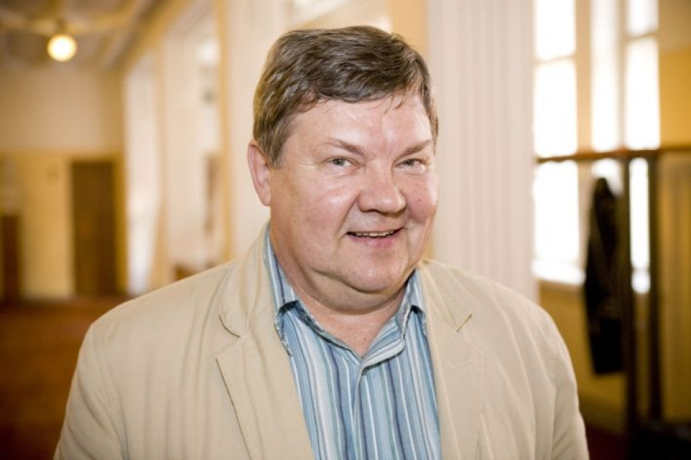 Juha Muje työskenteli Kansallisteatterissa vuodesta 1997 alkaen ja jäi eläkkeelle vuonna 2013. LEHTIKUVA / SEPPO SAMULI