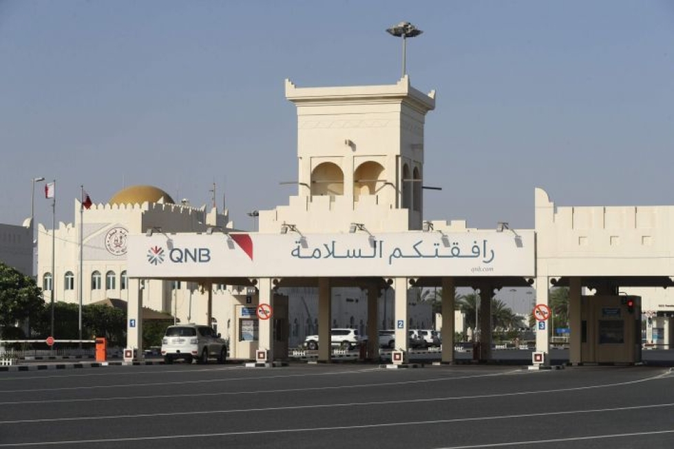 Raja-asemat Qatarin ja Saudi-Arabian välillä menisivät oletettavasti uusiksi, mikäli kanaali toteutuu. LEHTIKUVA/AFP