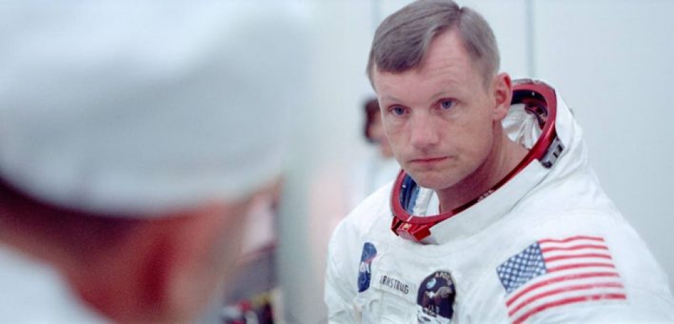 Neil Armstrong, ensimmäinen ihminen kuussa, on yksi Apollo 11:n tähdistä.