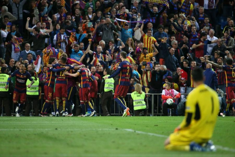 Barcelona vei Espanjan cupin 28:nnen kerran. LEHTIKUVA/AFP