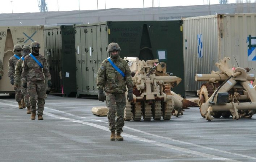 Saksan neljän osavaltion alueella sijaitsee Yhdysvaltain sotilastukikohtia. LEHTIKUVA / AFP