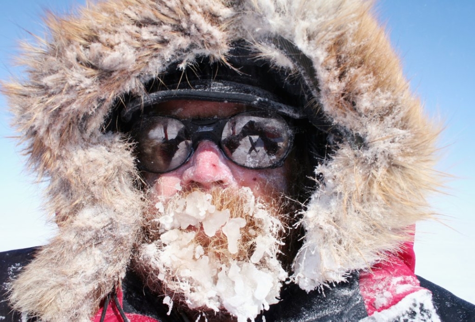 Eero Oura on aiemmin hiihtänyt muun muassa Grönlannin jäätikön ylitse.