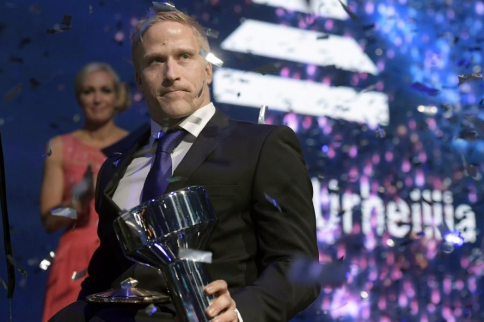 Leo-Pekka Tähti äänestettiin Vuoden urheilijaksi. LEHTIKUVA/ Markku Ulander