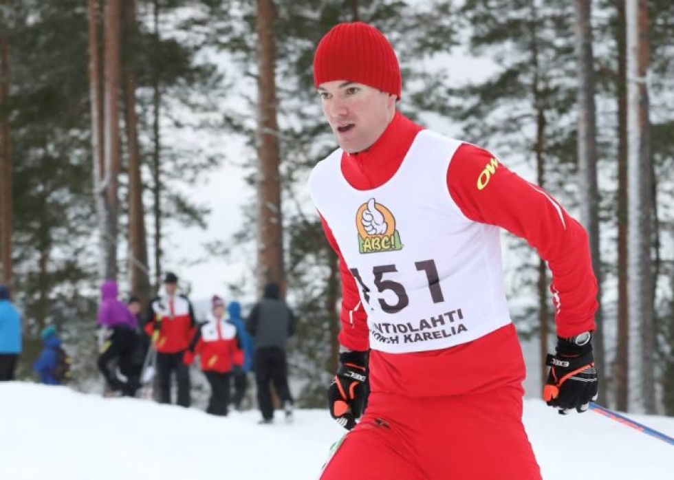 Timo Grönlund Kontiolahden FIS-hiihdoissa joulukuussa 2019.