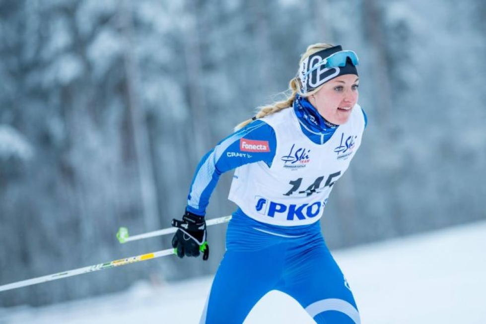 Liperin Hiihtoseuran Kati Roivas kilpailee tulevana perjantaina SM-kisoissa.