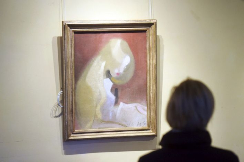 Suomen kuvataiteen päivä on samalla taidemaalari Helene Schjerfbeckin (1862–1946) syntymäpäivä. LEHTIKUVA / Vesa Moilanen