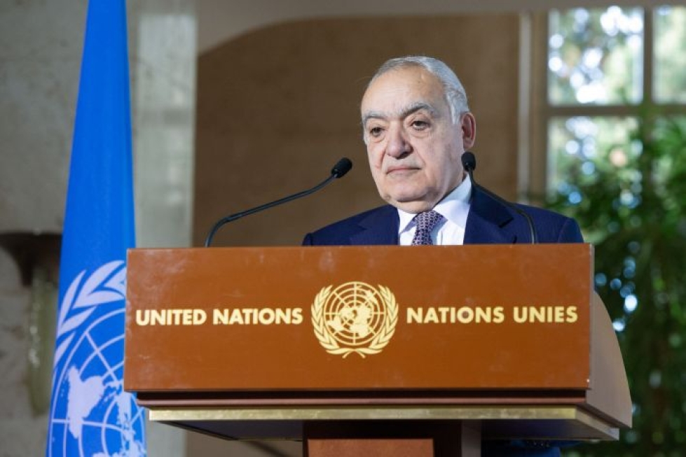 YK:n Libya-lähettiläs Ghassan Salame on toiminut neuvottelujen välittäjänä. Lehtikuva/AFP