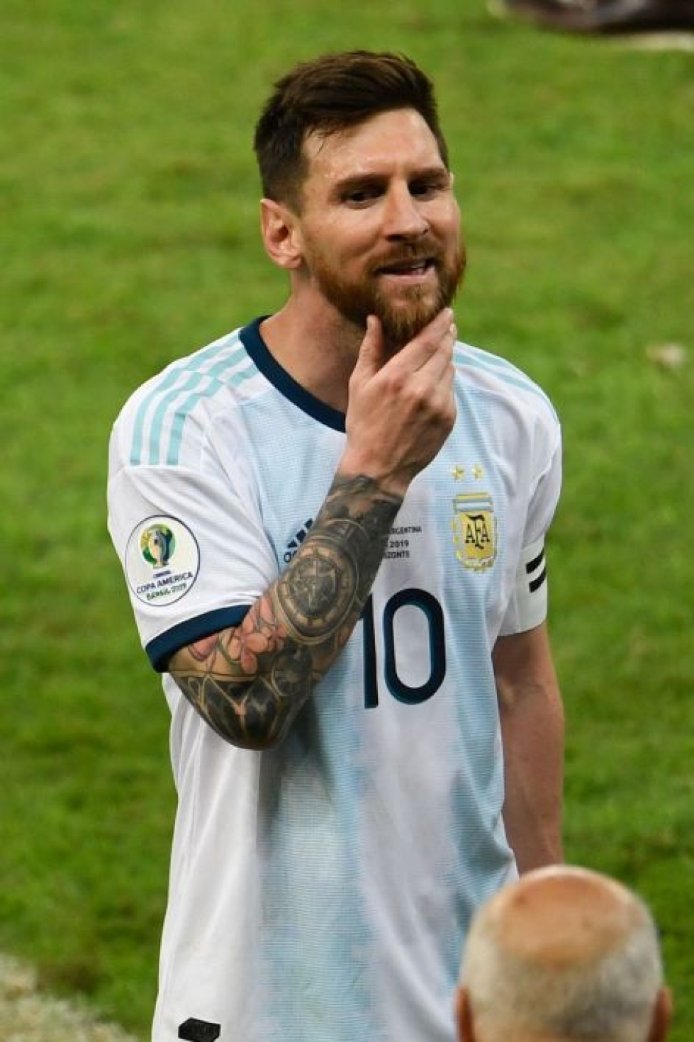 Lionel Messi ei aio jättää maajoukkuetta uudesta pettymyksestä huolimatta. LEHTIKUVA / AFP
