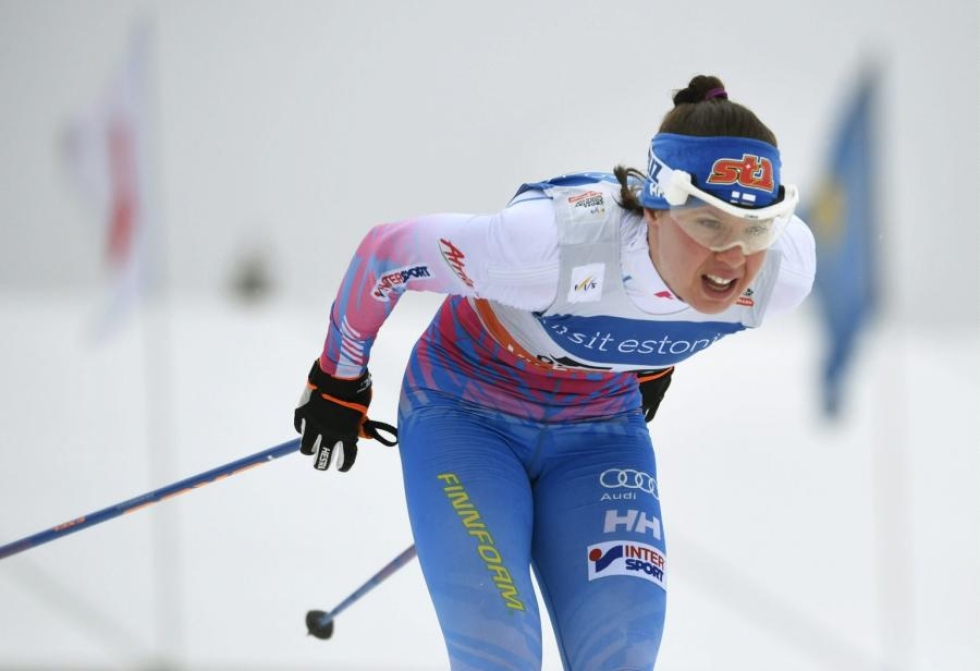 Kerttu Niskanen hiihtää huomenna tiistaina naisten kymmenen kilometrin kisassa.