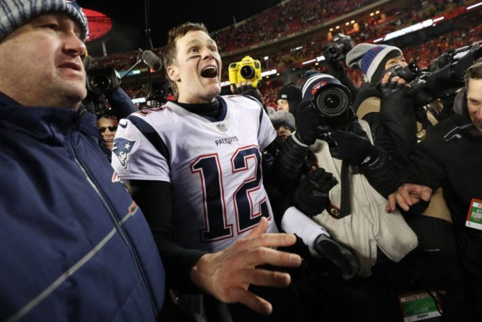 New England Patriots marssi Super Bowliin jo yhdeksännen kerran Tom Bradyn uralla, kun joukkue kaatoi konferenssifinaalissa Kansas City Chiefsin.