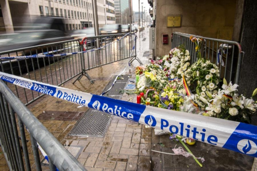 Brysselin maaliskuisissa terrori-iskuissa kuoli 32 ihmistä ja Pariisin marraskuun iskuissa 130. LEHTIKUVA/AFP