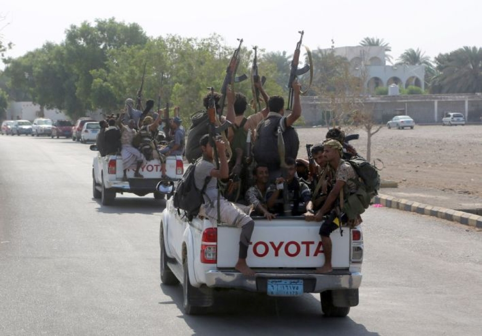 Huthikapinallisten on pitänyt vetäytyä Hodeidasta jo aiemmin, mutta yritykset ovat epäonnistuneet. LEHTIKUVA/AFP