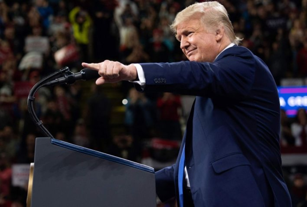 Donald Trumpin ennustetaan voittavan rotan vuonna kaikki vastukset. LEHTIKUVA/AFP