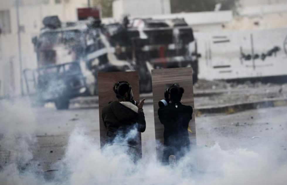 Mielenosoitukset alkoivat, kun Bahrain teloitti ampumalla kolme shiialaista miestä. LEHTIKUVA/AFP