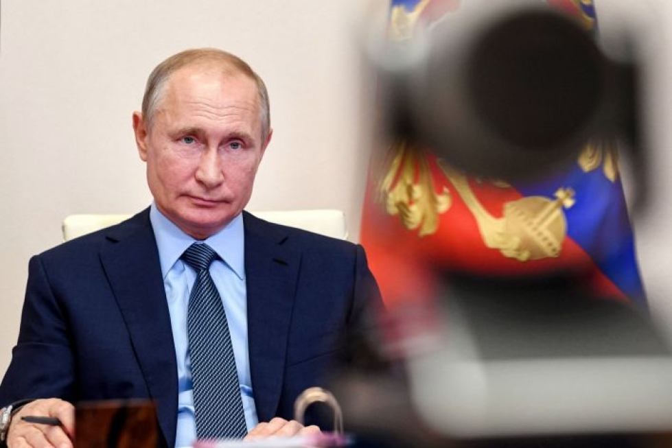 Presidentti Vladimir Putin haluaa äänestyksellä torpata spekuloinnin tulevasta seuraajastaan. LEHTIKUVA / AFP