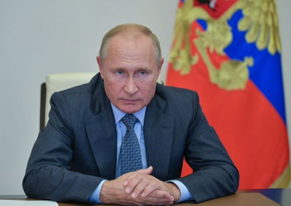 Venäjän presidentti Vladimir Putin ehdottaa nykysopimuksen jatkamista ainakin vuodella ja ilman mitään ehtoja, mikä tarjoaisi mahdollisuuden jatkaa neuvotteluja sopimuksen sisällöstä. LEHTIKUVA/AFP