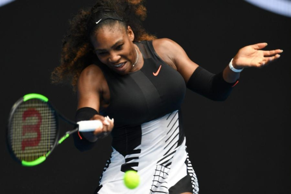 Serena Williams tavoittelee Melbournessa jo seitsemättä Australian avointen voittoaan. LEHTIKUVA/AFP