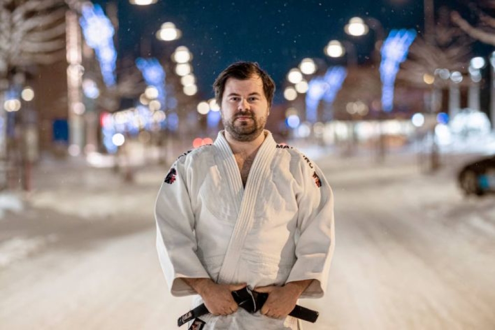 Mustan vyön judoka Teemu Puumalainen tunnetaan Lieksassa.