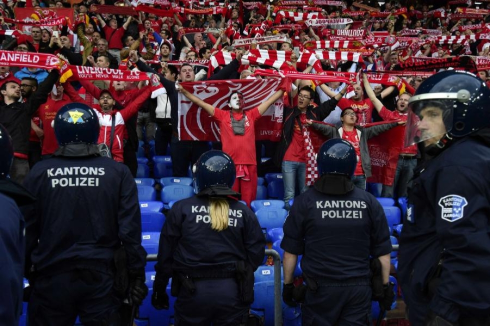 Sevilla on voittanut Eurooppa-liigan 2006, 2007, 2014 ja 2015. LEHTIKUVA/AFP