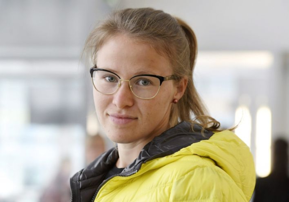 Tiia Kuikka, 24, tavoittelee viikonloppuna MM-kisojen tulosrajaa 4.30.00 Slovakian Dudincessa. LEHTIKUVA / MARKKU ULANDER