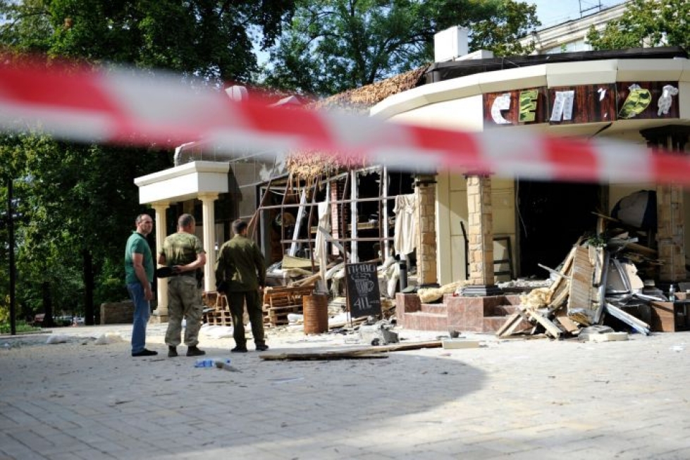 Kapinallisjohtaja kuoli perjantaina pommiräjähdyksessä. Lehtikuva/AFP