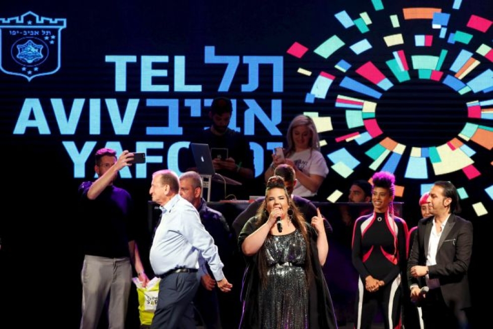 Laulukisa järjestetään viime vuoden voittajan, Netta Barzilain kotimaassa. LEHTIKUVA/AFP