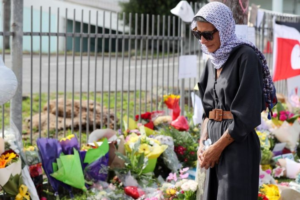 Uudessa-Seelannissa on muistettu moskeijaiskuissa kuolleita. LEHTIKUVA/AFP