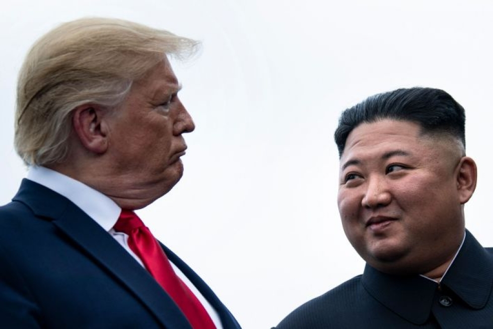 Yhdysvaltain presidentti Donald Trump kommentoi viime viikon lopulla, ettei hänellä ole ongelmia Pohjois-Korean ohjuskokeiden kanssa. LEHTIKUVA/AFP